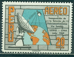 Перу 1969, Радар, Косм.Спутник, 1 марка
